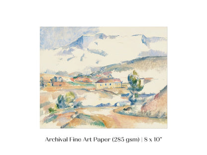 Montagne Sainte - Victoire | P94 - Single Art Prints - Piccolo Fiore Prints