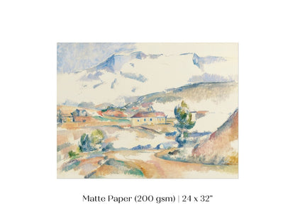Montagne Sainte - Victoire | P94 - Single Art Prints - Piccolo Fiore Prints