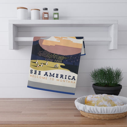 Montana | Tea Towel - Tea Towel - Piccolo Fiore Prints