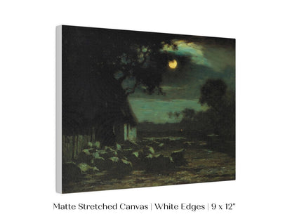 Moonlit Sheepyard | P195 - Single Art Prints - Piccolo Fiore Prints