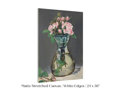 Moss Roses in a Vase | P132 - Single Art Prints - Piccolo Fiore Prints
