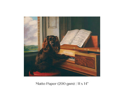 Musical Dog | P460 - Single Art Prints - Piccolo Fiore Prints