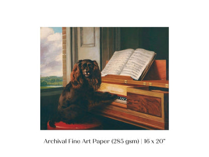 Musical Dog | P460 - Single Art Prints - Piccolo Fiore Prints