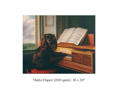 Musical Dog | P460 - Single Art Prints - Piccolo Fiore Prints