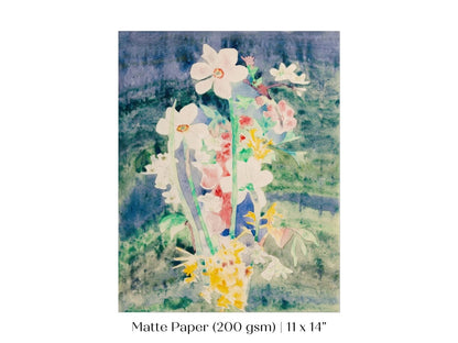 Narcissi | P59 - Single Art Prints - Piccolo Fiore Prints