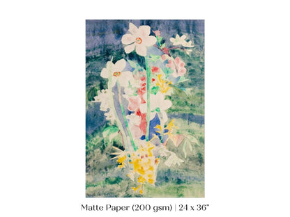 Narcissi | P59 - Single Art Prints - Piccolo Fiore Prints