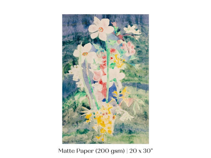 Narcissi | P59 - Single Art Prints - Piccolo Fiore Prints