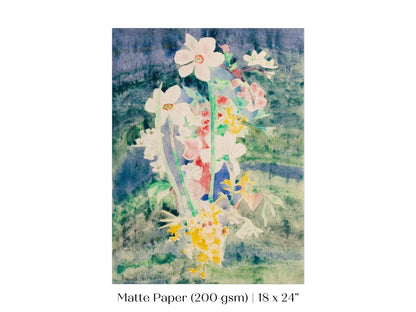 Narcissi | P59 - Single Art Prints - Piccolo Fiore Prints