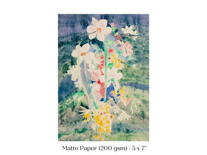 Narcissi | P59 - Single Art Prints - Piccolo Fiore Prints