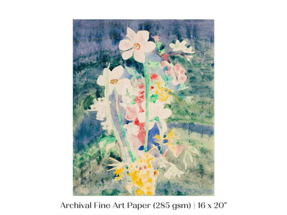 Narcissi | P59 - Single Art Prints - Piccolo Fiore Prints