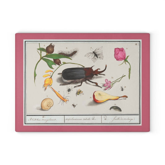 Natural History Ensemble No. 18 | Glass Chopping Board - Glass Chopping Board - Piccolo Fiore Prints