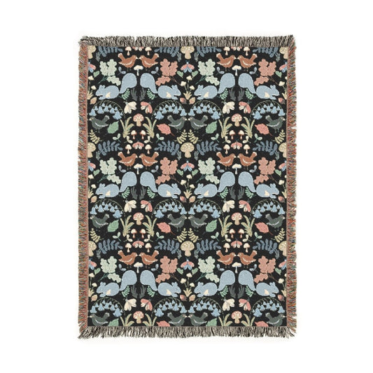 New Forest Inhabitants | Woven Blanket - Woven Blanket - Piccolo Fiore Prints