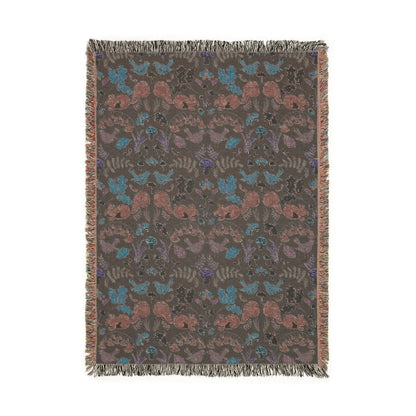 New Forest Inhabitants | Woven Blanket - Woven Blanket - Piccolo Fiore Prints