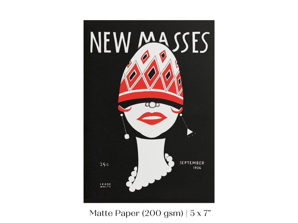 New Masses Magazine Cover | P694 - Single Art Prints - Piccolo Fiore Prints