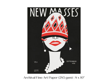 New Masses Magazine Cover | P694 - Single Art Prints - Piccolo Fiore Prints