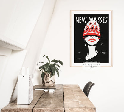 New Masses Magazine Cover | P694 - Single Art Prints - Piccolo Fiore Prints