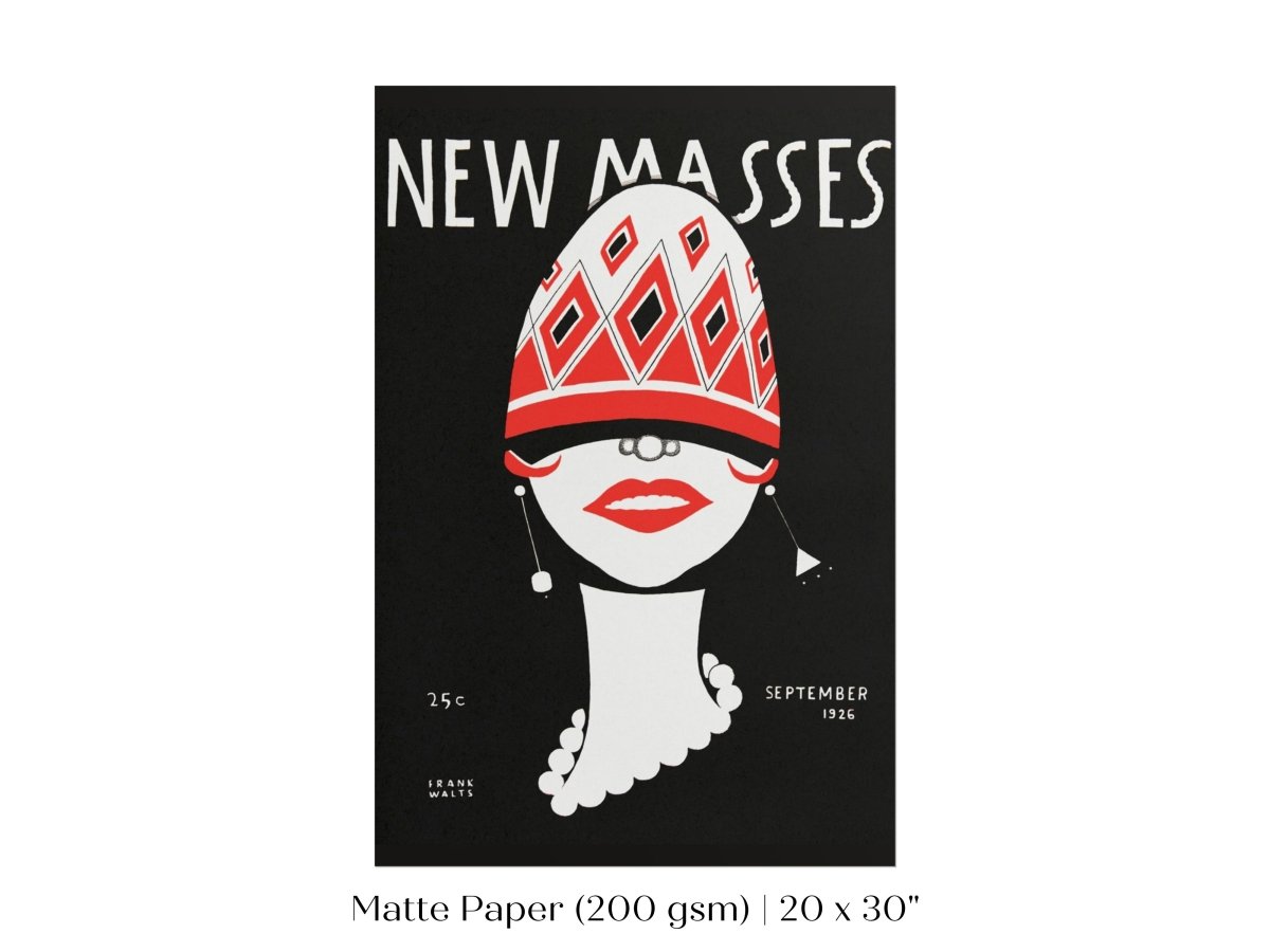 New Masses Magazine Cover | P694 - Single Art Prints - Piccolo Fiore Prints