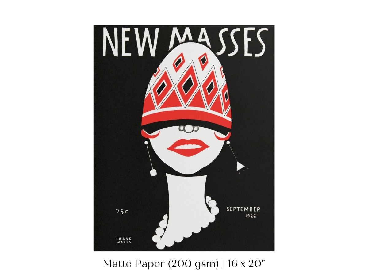 New Masses Magazine Cover | P694 - Single Art Prints - Piccolo Fiore Prints