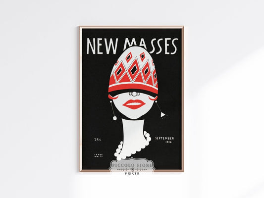 New Masses Magazine Cover | P694 - Single Art Prints - Piccolo Fiore Prints
