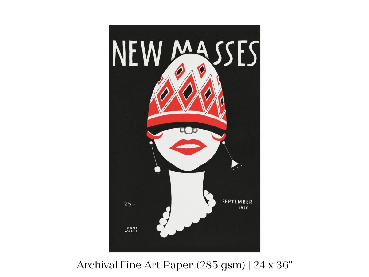New Masses Magazine Cover | P694 - Single Art Prints - Piccolo Fiore Prints