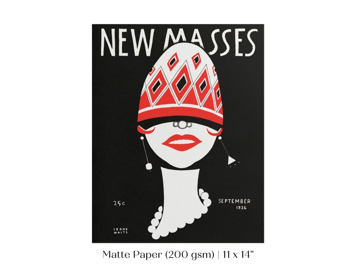 New Masses Magazine Cover | P694 - Single Art Prints - Piccolo Fiore Prints