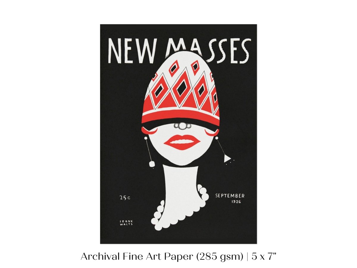 New Masses Magazine Cover | P694 - Single Art Prints - Piccolo Fiore Prints