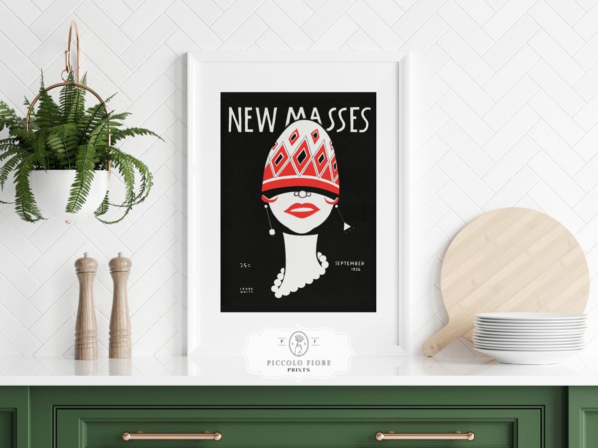 New Masses Magazine Cover | P694 - Single Art Prints - Piccolo Fiore Prints