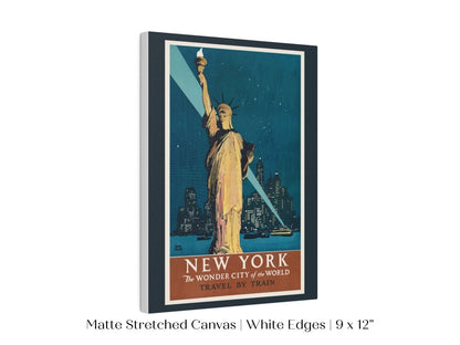 New York Travel By Train | P695 - Single Art Prints - Piccolo Fiore Prints