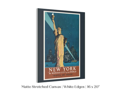 New York Travel By Train | P695 - Single Art Prints - Piccolo Fiore Prints
