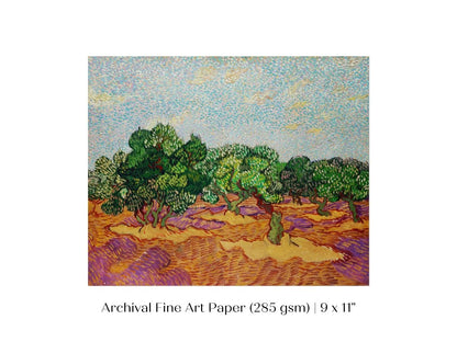 Olive Trees | P323 - Single Art Prints - Piccolo Fiore Prints