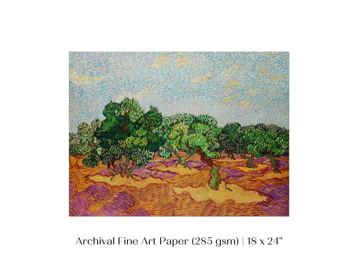 Olive Trees | P323 - Single Art Prints - Piccolo Fiore Prints