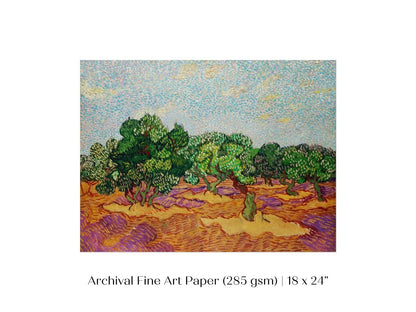 Olive Trees | P323 - Single Art Prints - Piccolo Fiore Prints