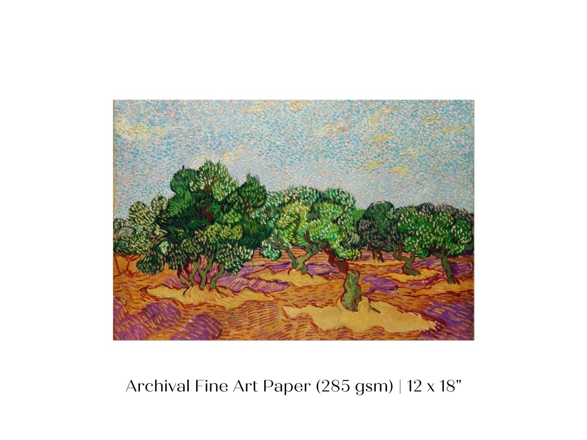 Olive Trees | P323 - Single Art Prints - Piccolo Fiore Prints