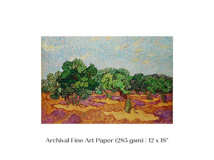 Olive Trees | P323 - Single Art Prints - Piccolo Fiore Prints