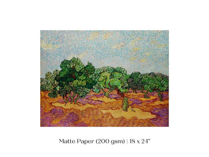 Olive Trees | P323 - Single Art Prints - Piccolo Fiore Prints