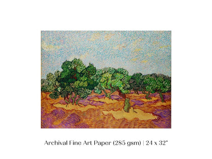 Olive Trees | P323 - Single Art Prints - Piccolo Fiore Prints