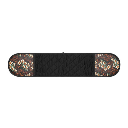 Orange and White Floral | Double Oven Mitt - Double Oven Mitt - Piccolo Fiore Prints