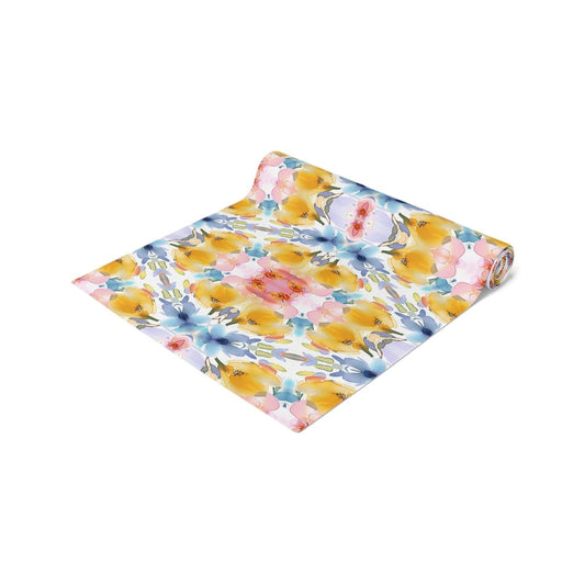 Oval Floral Bloom | Table Runner - Table Runner - Piccolo Fiore Prints