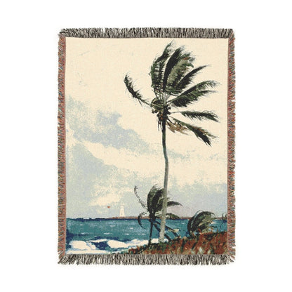 Palm Trees | Woven Blanket - Woven Blanket - Piccolo Fiore Prints