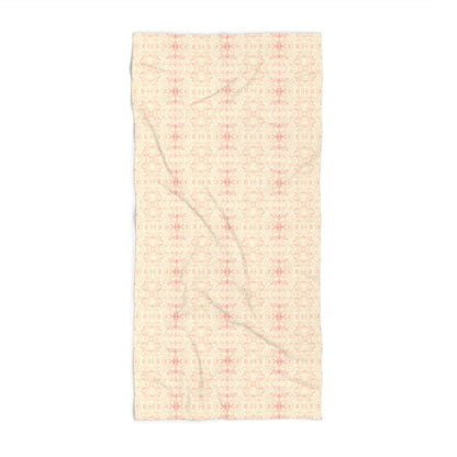 Paloma Floral Damask Stripe in Pink and Cream | Beach Towel - Beach Towel - Piccolo Fiore Prints