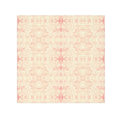 Paloma Floral Damask Stripe in Pink and Cream | Face Towel - Face Towel - Piccolo Fiore Prints