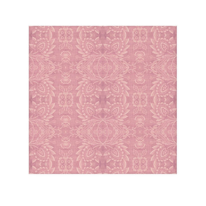 Paloma Floral Damask Stripe in Rose Pink and Cream | Face Towel - Face Towel - Piccolo Fiore Prints