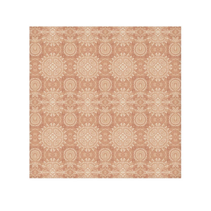 Paloma Flowers and Pineapples in Tan and Cream | Face Towel - Face Towel - Piccolo Fiore Prints