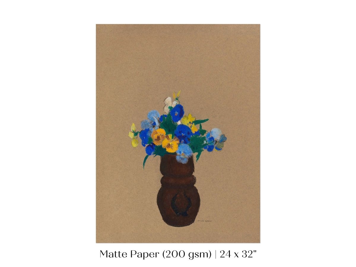 Pansies | P104 - Single Art Prints - Piccolo Fiore Prints