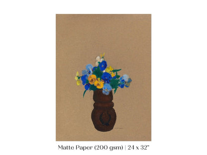 Pansies | P104 - Single Art Prints - Piccolo Fiore Prints