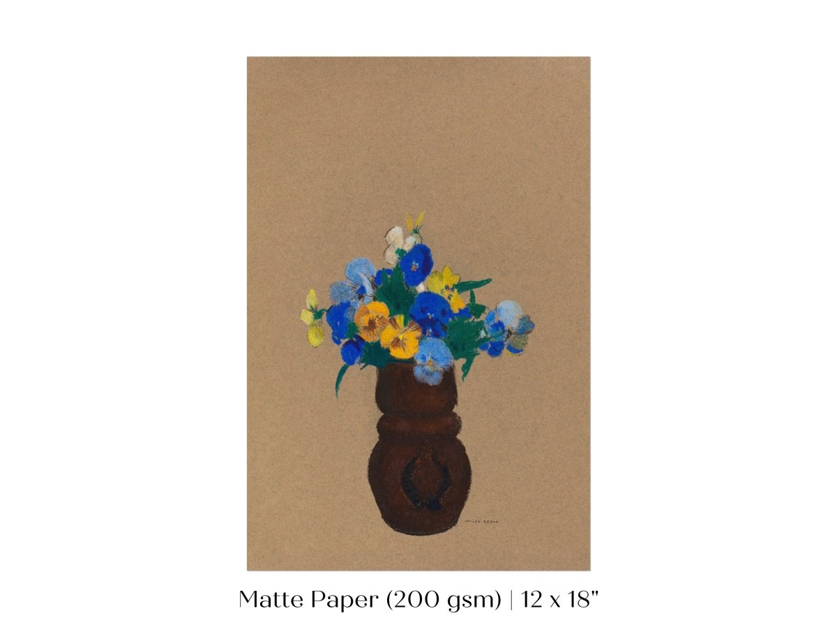 Pansies | P104 - Single Art Prints - Piccolo Fiore Prints