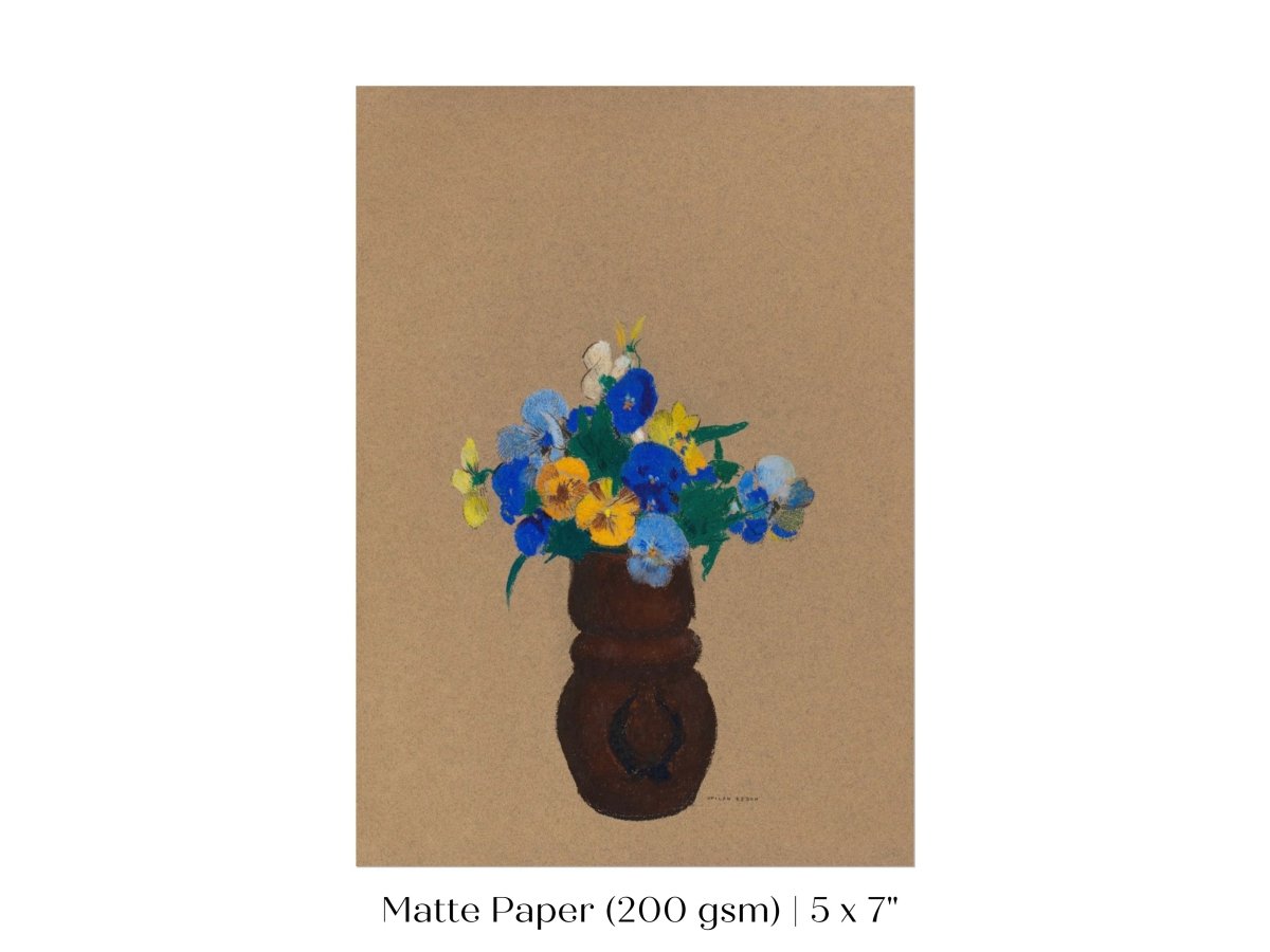 Pansies | P104 - Single Art Prints - Piccolo Fiore Prints