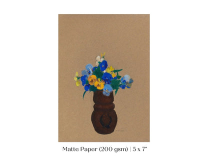 Pansies | P104 - Single Art Prints - Piccolo Fiore Prints