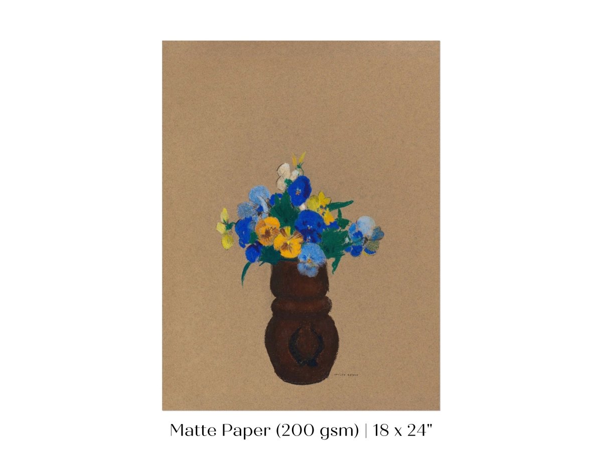 Pansies | P104 - Single Art Prints - Piccolo Fiore Prints