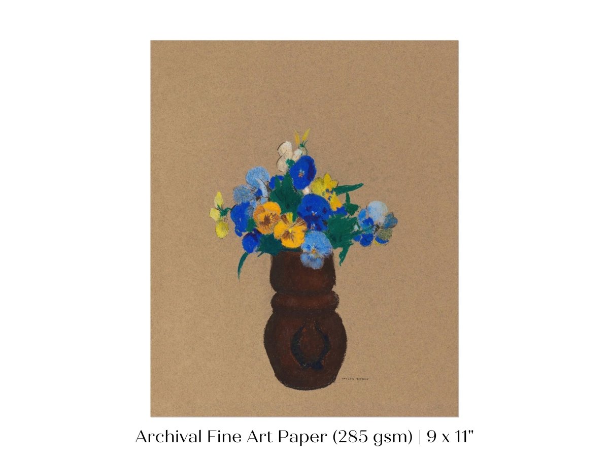 Pansies | P104 - Single Art Prints - Piccolo Fiore Prints